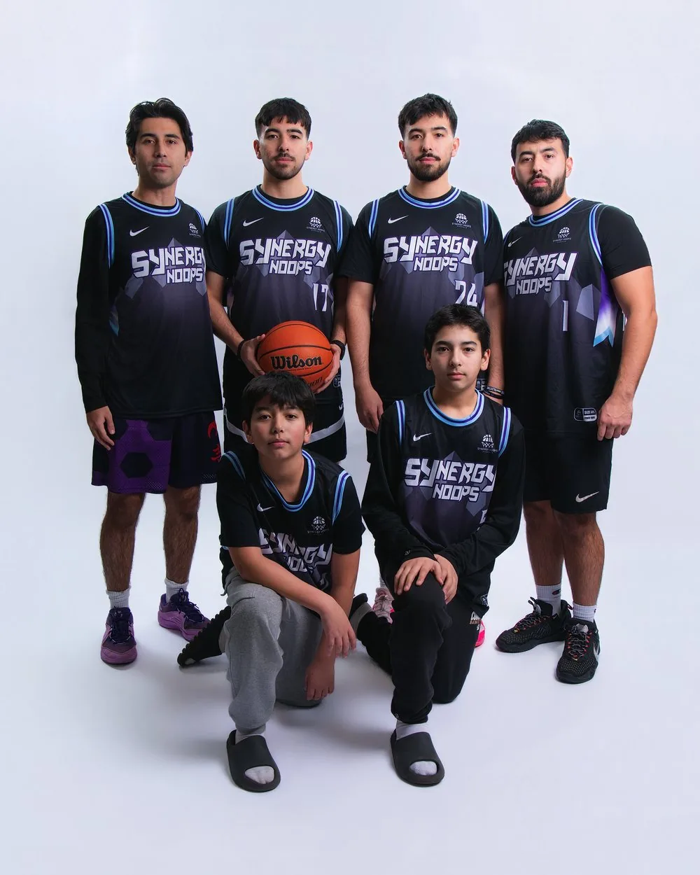 Synergy Hoops players at AASL Media Day 2026